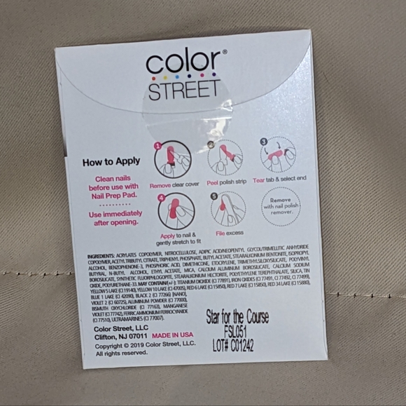 Deleting soon! COLOR STREET Accent Star for the Course Nail Polish Strips - Picture 3 of 5